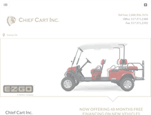 Tablet Screenshot of chiefcart.net